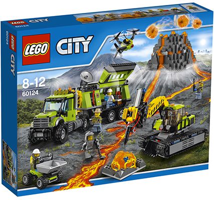 Lego City 60124 Vulkan Forscherstation für 74,94€ (statt 88€)