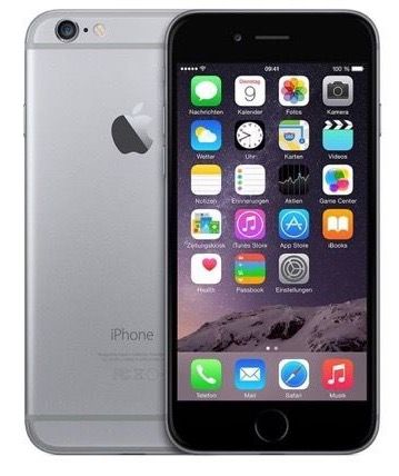 iPhone 6 16GB in Spacegrau für 329,90€ (statt 430€)   neuwertiger Zustand