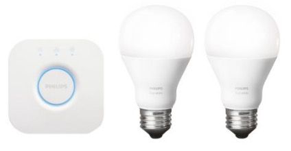 Vorbei! Philips Hue A60 E27 2er Starter Set mit Hue Bridge 2.0 für 58,98€ (statt 68€)