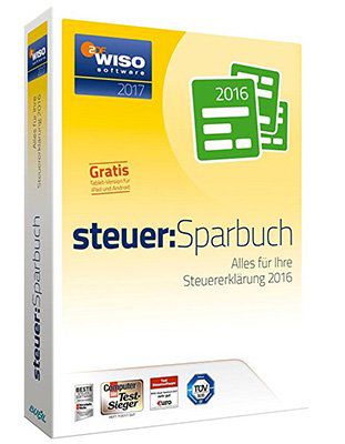 WISO steuer:Sparbuch 2017 für 17,99€ (statt 22€)