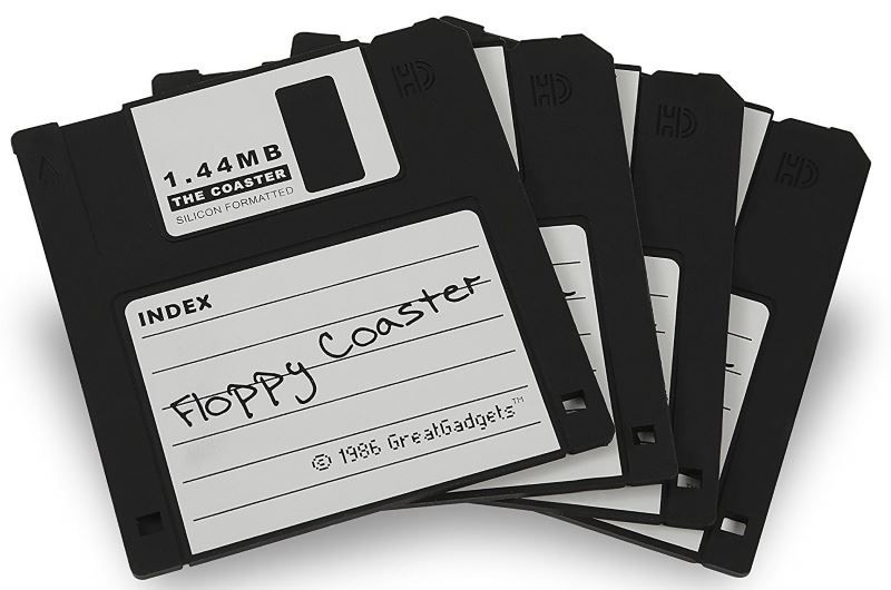 Floppy Disc Getränke Untersetzer