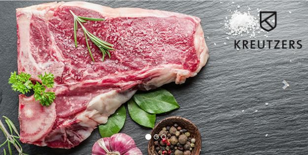 Kreutzers Premium Fleisch: 50€ Gutschein für 29,90€   mehr super Gutscheine
