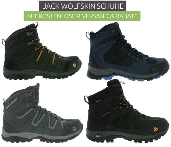  Jack Wolfskin Herren Outdoor Schuhe ab 39,99€