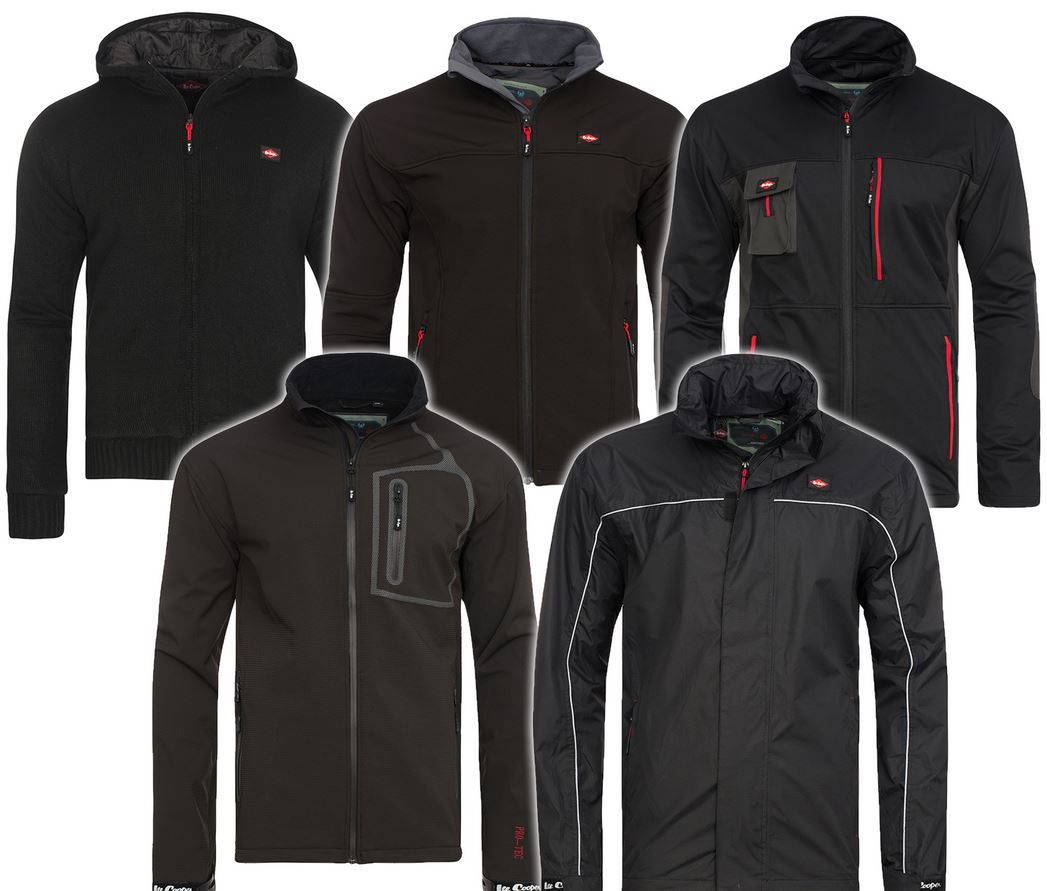 Lee Cooper Performance Workwear   Herren Funktions Jacken für je 19,99€