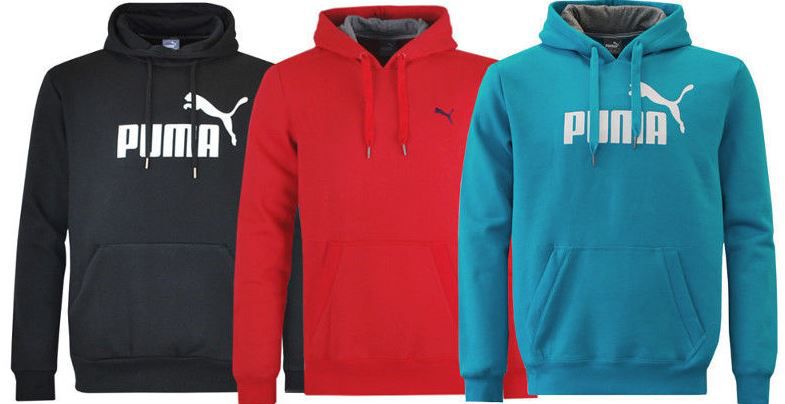 PUMA Herren Hoodies mit Big und Small Logo für 26,95€