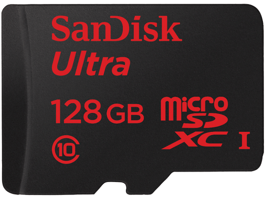 SanDisk Ultra microSDXC 128GB Speicherkarte für 24,99€ (statt 45€)