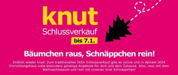 knut Schlussverkauf bei IKEA   z.B. Nockeby 3er Sofa für 599€ (sonst 699€)