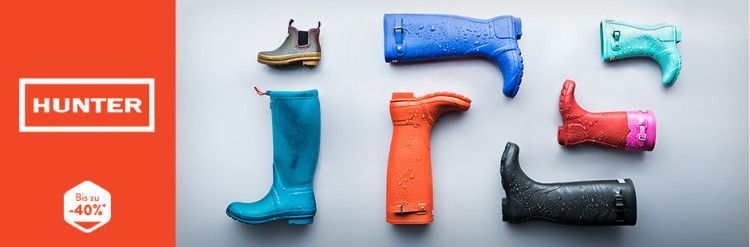 Hunter Boots Sale mit bis zu 40% Rabatt