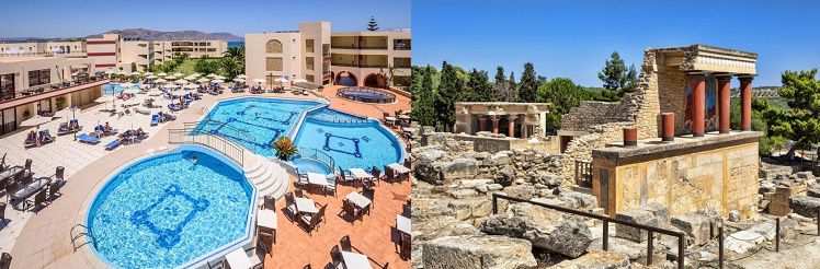 7 ÜN im 4*S Hotel auf Kreta inkl. Halbpension o. All Inclusive und Flüge ab 469€ p. P.