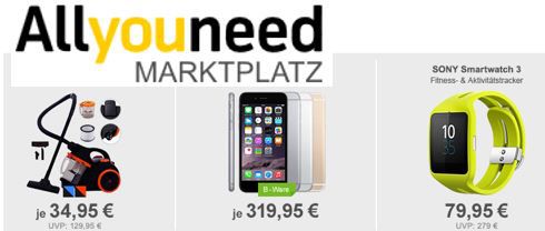 aktuelle Allyouneed.com Gutscheine von 3€ bis 50€ Rabatt