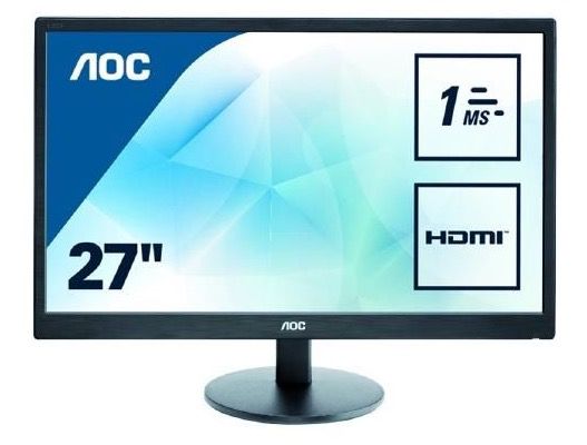 AOC E2770SH   27 Zoll Full HD Monitor mit 1ms für 149€ (statt 169€)