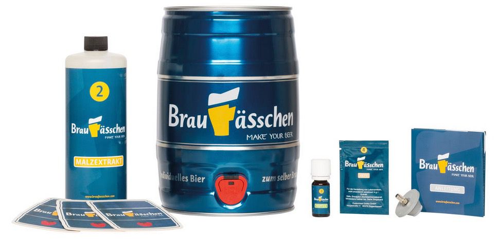 Selberbrauen? Braufässchen für Bier + Set (5 Liter) für 16,94€