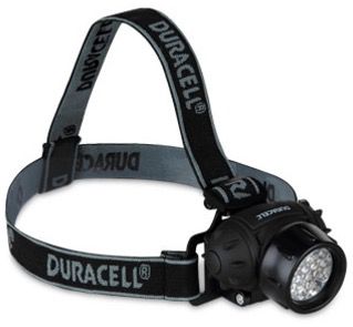 Duracell 19 fach Power LED Stirnlampe + 2 Gratis Artikel für 5,97€