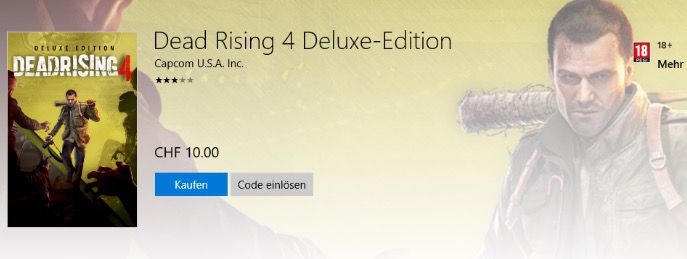 Preisfehler? Dead Rising 4 Deluxe Edition (PC) für 9,53€ (statt 60€)   genau lesen!