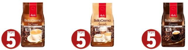 4kg Melitta BellaCrema Bohnen (versch. Sorten) für 35,52€ (statt 48€)