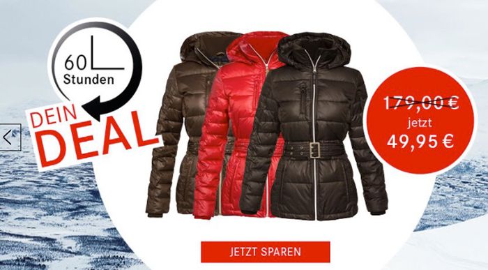 Soccx Damen Outdoor Steppjacke für je 54,90€ (statt 100€)