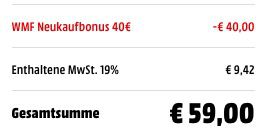 Schnell! WMF Provence Plus Topfset 4 teilig für 59€ (statt 109€)