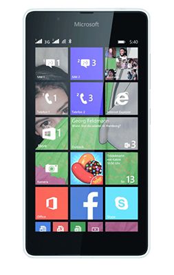 Microsoft Lumia 540 Smartphone in Weiß für 49,90€ (statt 70€)