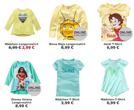 Ernstings Family mit 20% Extra Rabatt auf das Kindersortiment