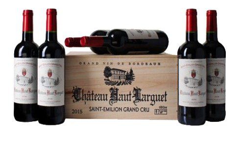 6 Flaschen Château Haut Larguet Grand Cru in edler Holzkiste für 40,89€