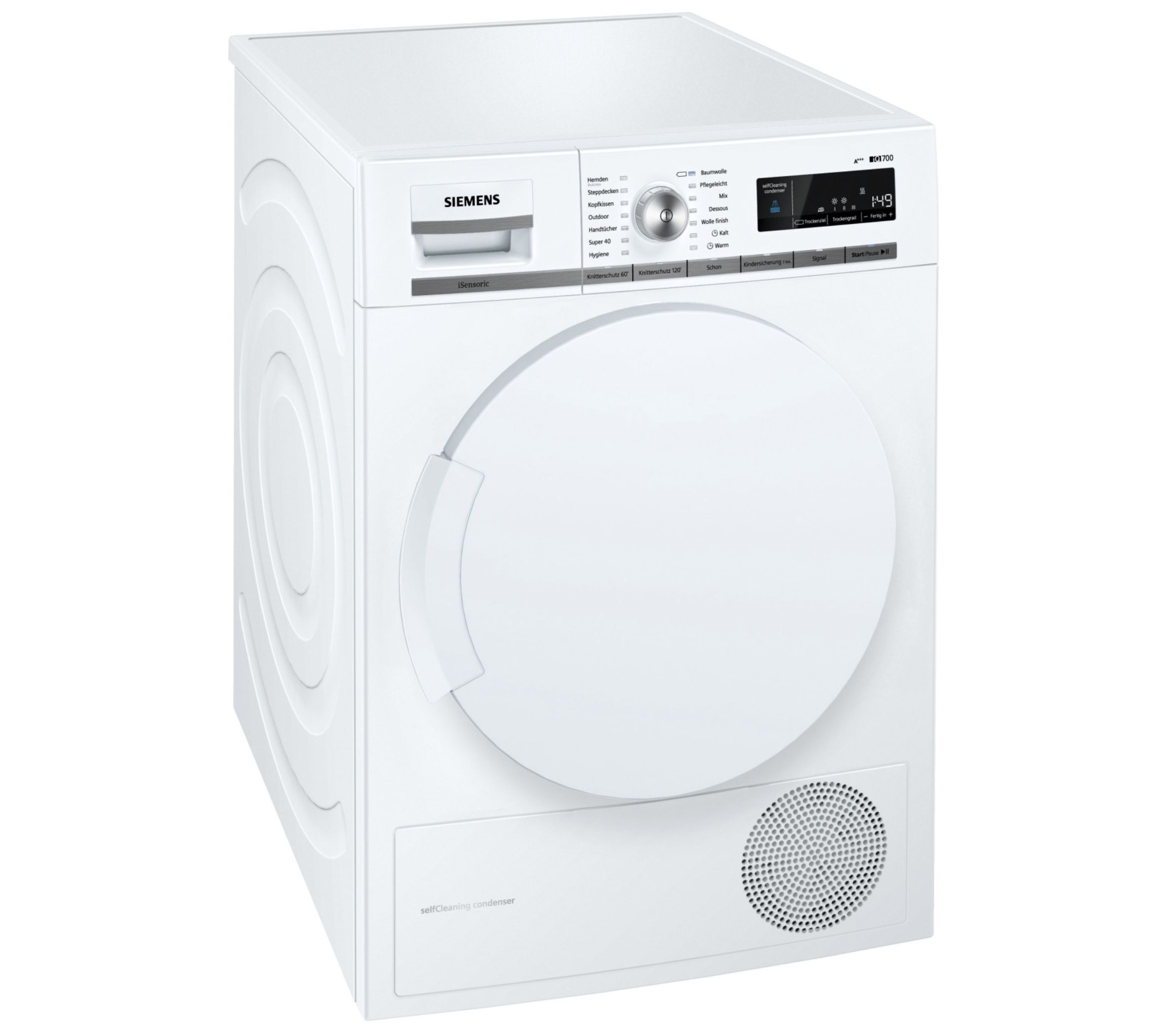 Siemens WT44W5W0 Wärmepumpentrockner 8kg A+++ für 549€ (statt 630€)