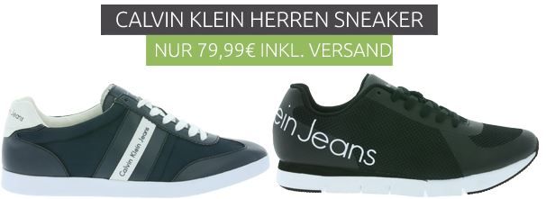 Calvin Klein ACE Heavy   Herren Echtleder Sneaker für 79,99€