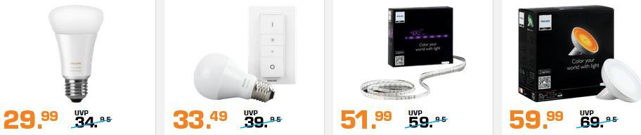 SATURN: Philips Hue Smart Lampen Sale