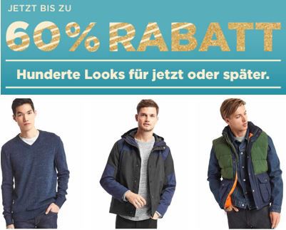 GAP Winter Sale mit bis zu 60% Rabatt + 25% extra Versand + VSK frei ab 50€