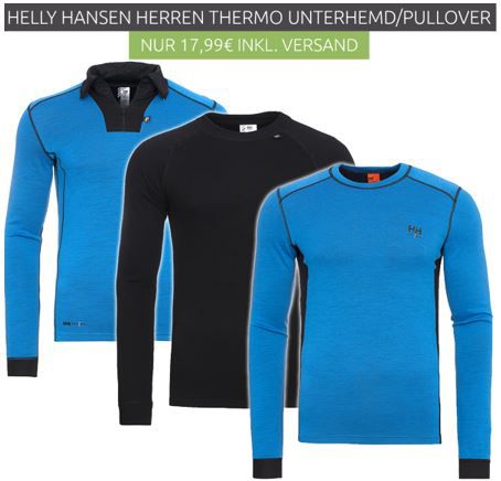 Helly Hansen Workwear   z.B. Herren Thermo Unterhemden für 9,99€