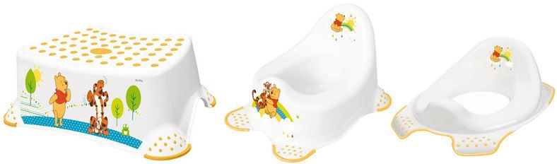 Keeeper Kinder 3er Toiletten Set   Töpfchen, Toilettensitz und Tritthocker für 19,99€