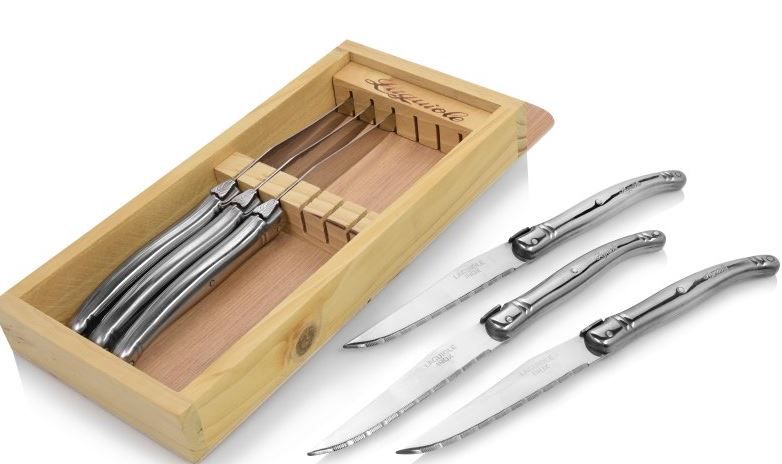 Laguiole Steakmesser   6 teiliges Edelstahl Set für nur 9,99€ (statt 20€)