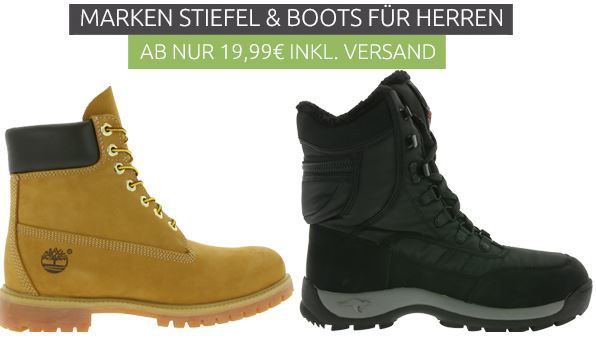 Herren Marken Stiefel & Boots ab 19,99€
