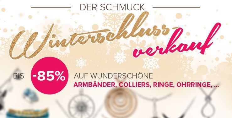 Silvity: Schmuck WSV mit 85% Rabatt + 5€ Extra Rabatt (MBW: 10€)