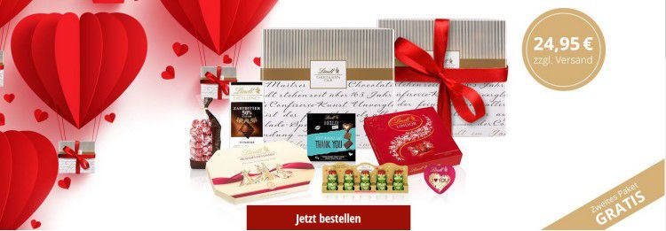 Lindt Chocoladen Club: 2 Genießerpakete zum Preis von einem 