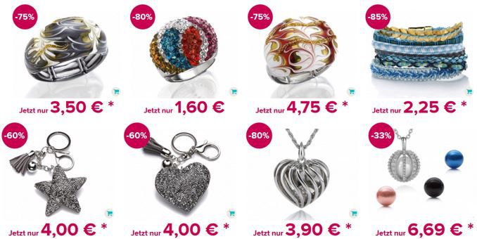 Silvity: Schmuck WSV mit 85% Rabatt + 5€ Extra Rabatt (MBW: 10€)