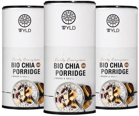 Wyld Bio Chia Porridge 3 Pack (je 450g) statt 23,70€ für 15,81€