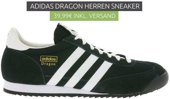 adidas Originals Dragon Herren Sneaker   Restgrößen für 39,99€ (statt 58€)