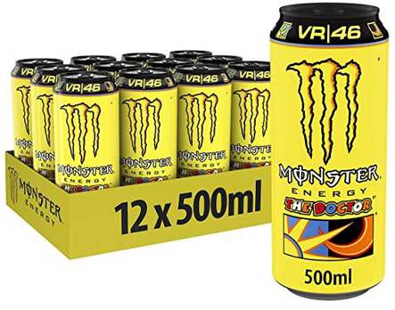 12er Pack Monster Rossi Energydrink je 500ml für 10,56€ + 3€ Pfand   88 Cent je Dose