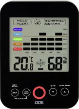 ADE WS 1501   Hygrometer mit Schimmelalarm für 11,99€ 