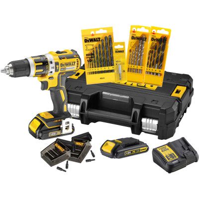 DeWalt Akku Schlagbohrschrauber (DCK795S2T) mit 71 tlg. Zubehörset für 169,90€ (statt 196€)