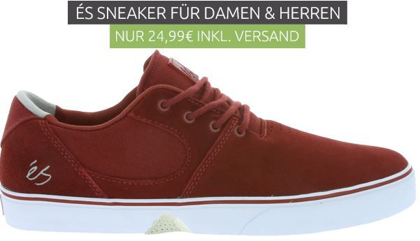 éS Sneaker Herren Echtleder Sneaker für 24,99€