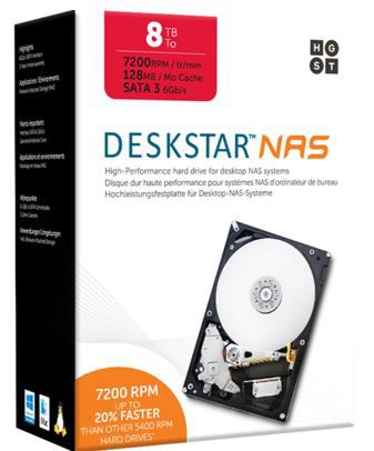 HGST 8TB Interne HDD 24/7 NAS Festplatte für 205,89€ (statt 230€)