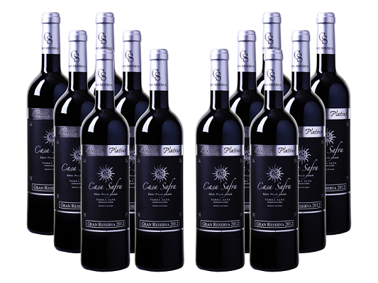 12er Paket Casa Safra   Selección Platino Gran Reserva   Terra Alta DO für 49,92€