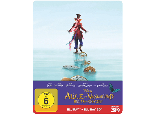 Alice im Wunderland: Hinter den Spiegeln (3D + 2D Steelbook, Blu Ray) ab 17,99€ (statt 21€)