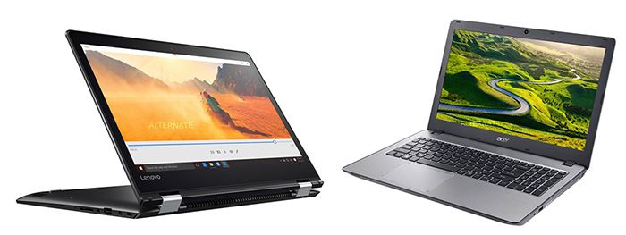 Günstige Notebooks bei Alternate   z.B. Lenovo Yoga 510 14ISK für 400€ (statt 549€)