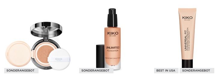 KIKO Kosmetics Sale mit bis  70% + VSK frei + gratis Nagellack