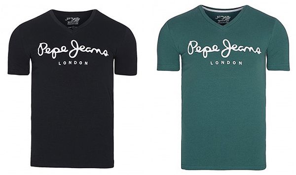 Pepe Jeans Original Stretch V Herren T Shirts für je 17,99€ (statt 26€)