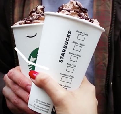 Starbucks Hot Chocolate kaufen und zweite Hot Chocolate gratis bekommen