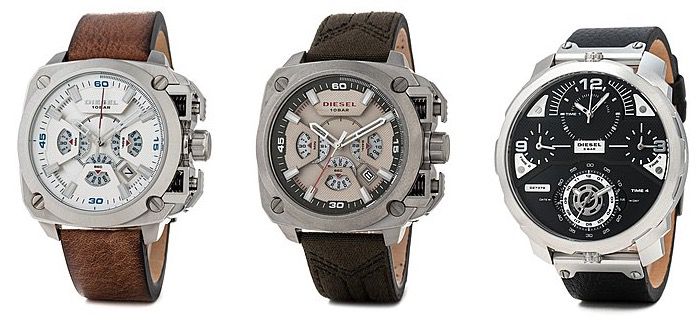 Diesel Uhren & Schmuck bei brands4friends   z.B. Diesel Rollcage Uhr mit Lederarmband für 97€ (statt 123€)