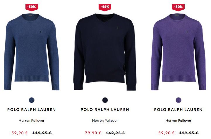 Polo Ralph Lauren Pullover ab 48€ bei engelhorn